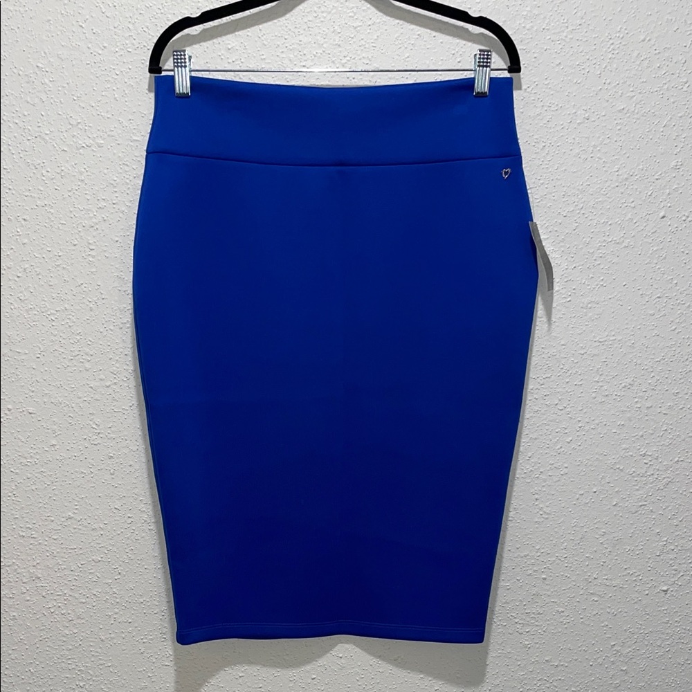Thalia Sodi Vibrant Blue Pencil Skirt